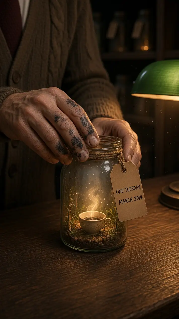 A glowing jar