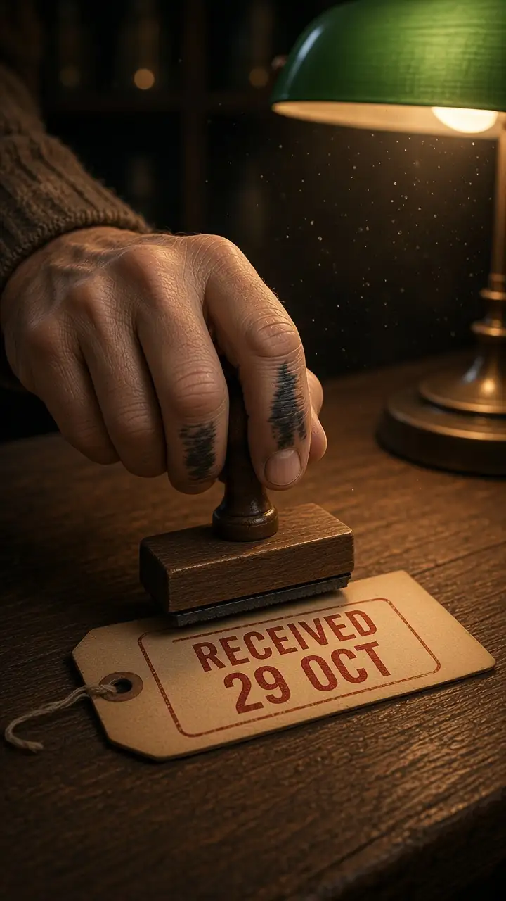 The received stamp